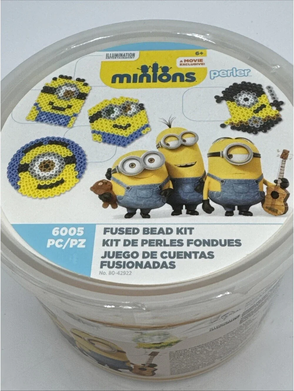 Perler Fused Bead Kit Bucket Minions 2015 Dimensions Movie Exclusive 6005 Pieces